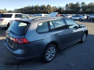 2017 Volkswagen Golf SportWagen S with VIN 3VW017AU6HM511760, listed as a Copart auction lot 88000015 with 153,035 mi miles and Salvage Title. Bid and sale history available at carsss.com. Image 3.