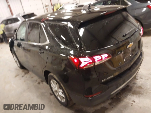 2022 Chevrolet Equinox LT with VIN 3GNAXKEV9NL106447, listed as a IAAI auction lot 41914502 with 34,715 mi miles and . Bid and sale history available at DreamBid. Image 3.