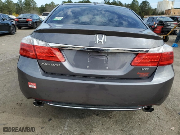 2014 Honda Accord Sedan EX-L with VIN 1HGCR3F81EA029513, listed as a Copart auction lot 43577775 with NaN miles and Salvage Title. Bid and sale history available at carsss.com. Image 6.
