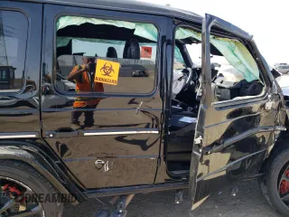 2018 Mercedes-Benz G-Class AMG G 63 with VIN WDCYC7DH6JX291237, listed as a Copart auction lot 57343814 with 0 mi miles and Salvage Title. Bid and sale history available at carsss.com. Image 11.