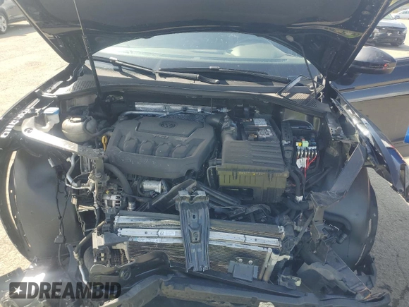 2021 Volkswagen Tiguan S with VIN 3VV1B7AX3MM016927, listed as a Copart auction lot 51351865 with 43,594 mi miles and Salvage title. Bid and sale history available at DreamBid. Image 12.