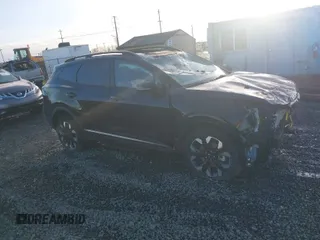2023 Kia Sportage X-Line with VIN 5XYK6CAF6PG024500, listed as a IAAI auction lot 41233452 with 34,047 mi miles. Bid and sale history available at carsss.com. Image 1.