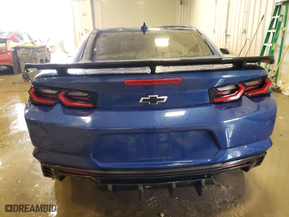 2021 Chevrolet Camaro 1SS with VIN 1G1FF1R79M0100594, listed as a Copart auction lot 44053135 with 29,221 mi miles and Salvage Title. Bid and sale history available at carsss.com. Image 6.