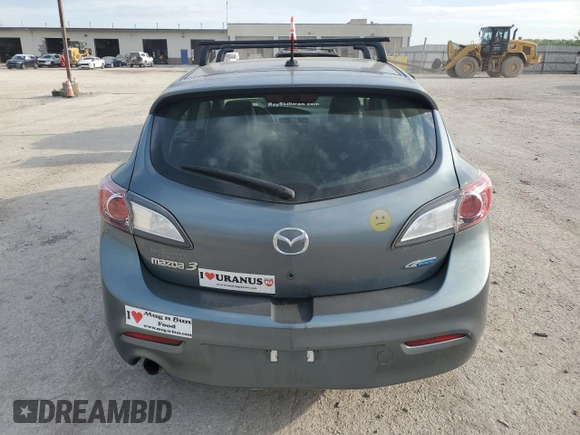 2012 Mazda 3 i Grand Touring with VIN JM1BL1M72C1656647, listed as a Copart auction lot 55590505 with 133,716 mi miles and Salvage title. Bid and sale history available at DreamBid. Image 6.