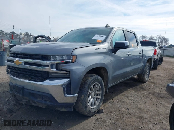 2020 Chevrolet Silverado 1500 LT with VIN 3GCPWCED4LG281018, listed as a IAAI auction lot 41605889 with 91,191 mi miles. Bid and sale history available at carsss.com. Image 14.