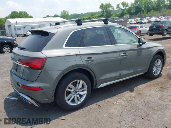 2023 Audi Q5 S line Premium with VIN WA1GAAFY5P2012863, listed as a IAAI auction lot 42416439 with 64,707 mi miles and . Bid and sale history available at DreamBid. Image 4.