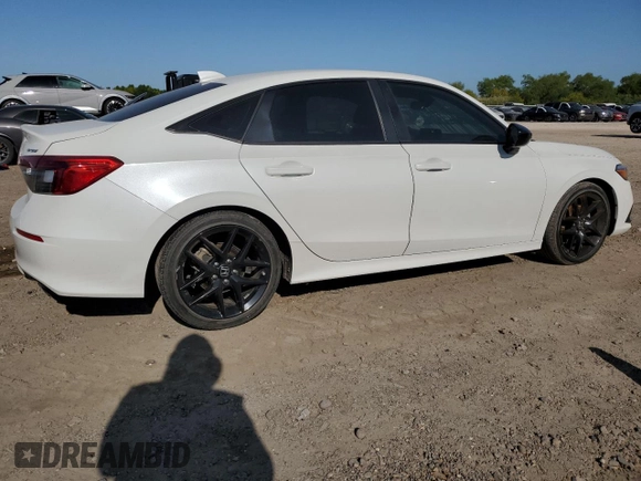 2023 Honda Civic Sedan Sport with VIN 2HGFE2F54PH519649, listed as a Copart auction lot 52382335 with Not Provided miles and Salvage Title. Bid and sale history available at carsss.com. Image 3.