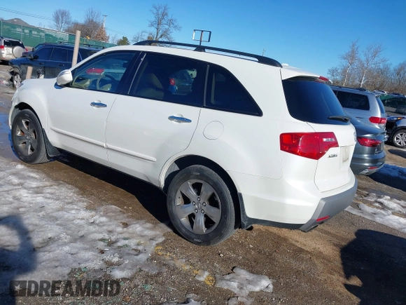 2008 Acura MDX Sport/Pwr Tail Gate with VIN 2HNYD28748H556527, listed as a IAAI auction lot 41443122 with 214,945 mi miles. Bid and sale history available at carsss.com. Image 3.