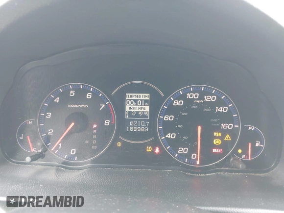 2007 Acura TSX Navi with VIN JH4CL96917C014592, listed as a IAAI auction lot 42254509 with 188,989 mi miles and . Bid and sale history available at DreamBid. Image 7.