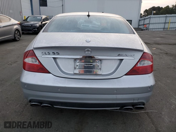 2006 Mercedes-Benz CLS-Class AMG with VIN WDDDJ76X86A020551, listed as a Copart auction lot 84948644 with 85,753 mi miles and Clean Title. Bid and sale history available at carsss.com. Image 6.