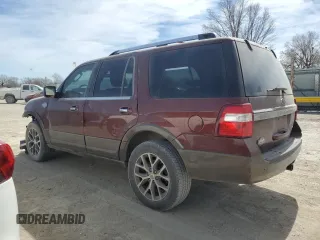 2017 Ford Expedition XLT z VIN 1FMJU1HT4HEA25507, wystawiony jako Copart lot #48868455 z przebiegiem 135 902 mil mil oraz Szkoda całkowita • Salvage title. Historia ofert i sprzedaży dostępna na DreamBid. Obrazek 2.