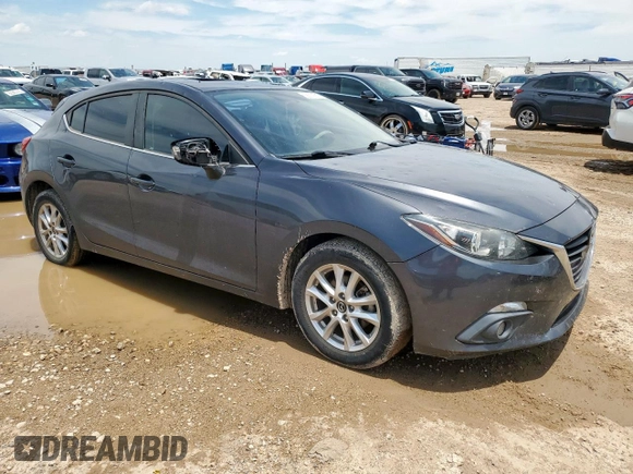 2015 Mazda 3 i Touring with VIN 3MZBM1L75FM214190, listed as a Copart auction lot 60377325 with 89,078 mi miles and Clean title. Bid and sale history available at DreamBid. Image 4.