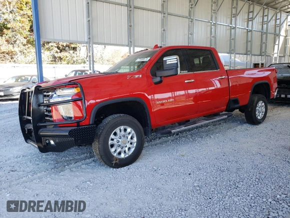 2022 Chevrolet Silverado 3500HD LTZ z VIN 1GC4YUEYXNF362812, wystawiony jako Copart lot #77538574 z przebiegiem 51 865 mil mil oraz Szkoda całkowita • Salvage title. Historia ofert i sprzedaży dostępna na DreamBid. Obrazek 1.