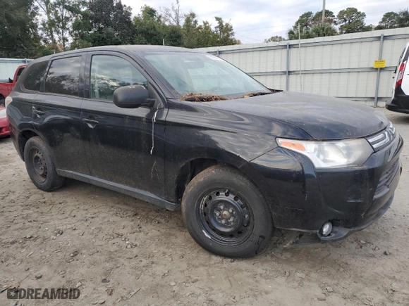 2014 Mitsubishi Outlander ES with VIN JA4AD2A31EZ004570, listed as a Copart auction lot 84794134 with 0 mi miles and Non Repairable. Bid and sale history available at carsss.com. Image 4.