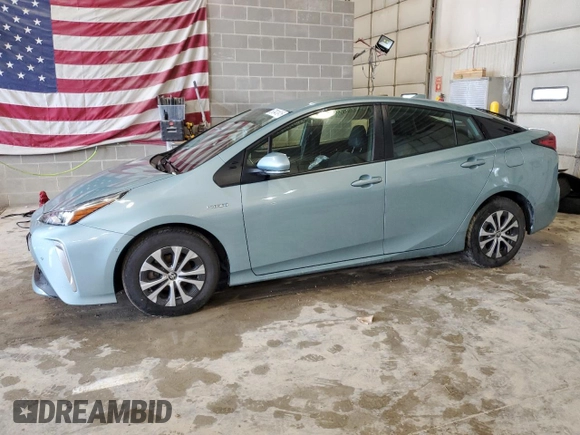 2022 Toyota Prius LE with VIN JTDL9MFU3N3034315, listed as a Copart auction lot 57041045 with 77,307 mi miles and Salvage title. Bid and sale history available at DreamBid. Image 1.