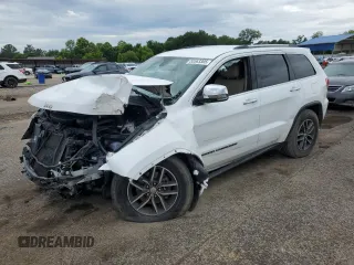 2018 Jeep Grand Cherokee Limited with VIN 1C4RJEBG5JC428870, listed as a Copart auction lot 55563305 with 105,120 mi miles and Salvage title. Bid and sale history available at DreamBid. Image 1.