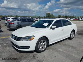 2012 Volkswagen Passat SE with VIN 1VWBH7A38CC097662, listed as a IAAI auction lot 41544163 with 111,010 mi miles. Bid and sale history available at carsss.com. Image 2.