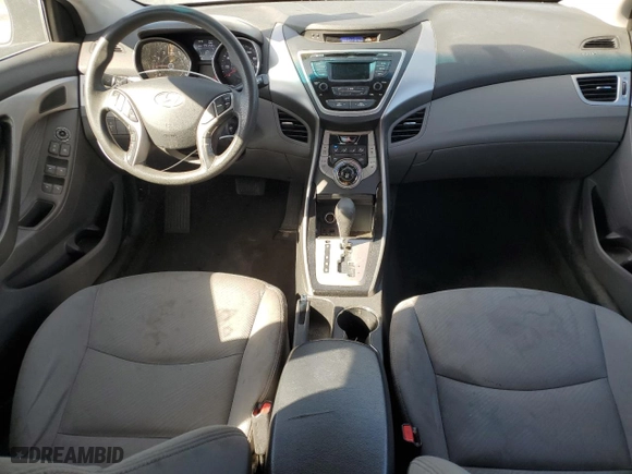2013 Hyundai Elantra Limited PZEV with VIN 5NPDH4AE3DH351571, listed as a Copart auction lot 45668105 with 105,358 mi miles and Non Repairable. Bid and sale history available at carsss.com. Image 8.