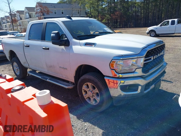 2024 Ram 2500 Big Horn with VIN 3C6UR5DJ2RG311145, listed as a IAAI auction lot 41686031 with 13,208 mi miles. Bid and sale history available at carsss.com. Image 1.
