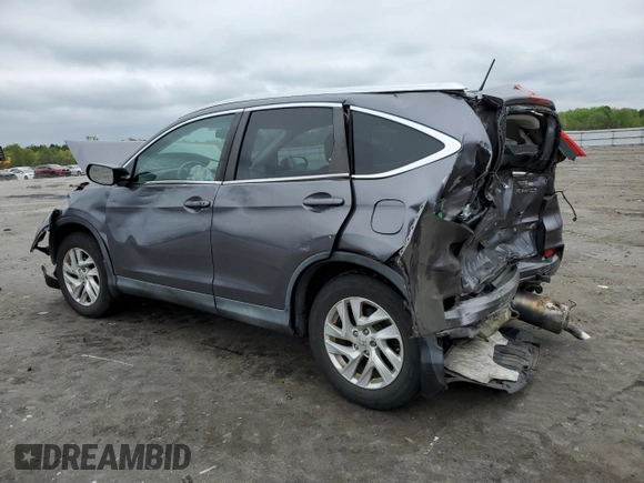 2015 Honda CR-V EX-L with VIN 2HKRM4H76FH661239, listed as a Copart auction lot 51738454 with 117,141 mi miles and Salvage Title. Bid and sale history available at carsss.com. Image 2.