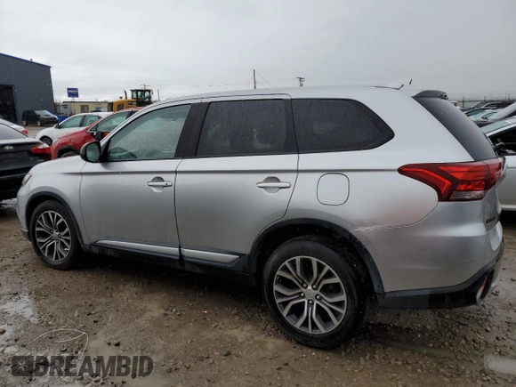 2018 Mitsubishi Outlander ES z VIN JA4AZ3A3XJZ062453, wystawiony jako Copart lot #55823265 z przebiegiem 59 084 mil mil oraz Szkoda całkowita • Salvage title. Historia ofert i sprzedaży dostępna na DreamBid. Obrazek 2.