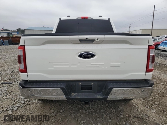 2022 Ford F-150 XL with VIN 1FTFW1E50NFB97744, listed as a Copart auction lot 43906525 with 49,036 mi miles and Salvage Title. Bid and sale history available at carsss.com. Image 6.