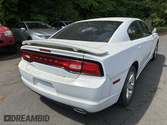 2014 Dodge Charger SE with VIN 2C3CDXBG8EH187998, listed as a IAAI auction lot 42175958 with 135,388 mi miles and . Bid and sale history available at carsss.com. Image 4.