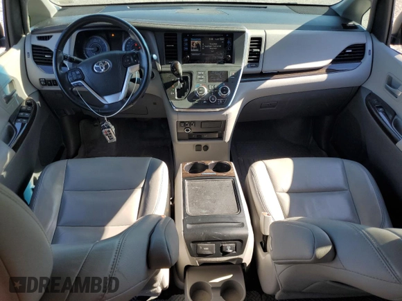 2016 Toyota Sienna XLE with VIN 5TDYK3DC6GS727718, listed as a Copart auction lot 54650605 with 90,380 mi miles and Salvage Title. Bid and sale history available at DreamBid. Image 8.