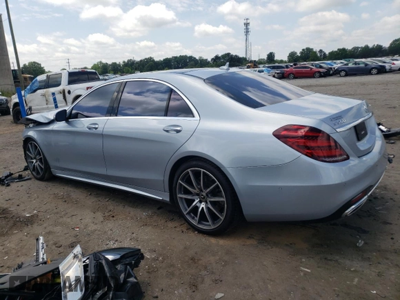 2020 Mercedes-Benz S S 560 with VIN WDDUG8GB6LA523756, listed as a Copart auction lot 55648464 with Not Provided miles and Salvage Title. Bid and sale history available at carsss.com. Image 2.
