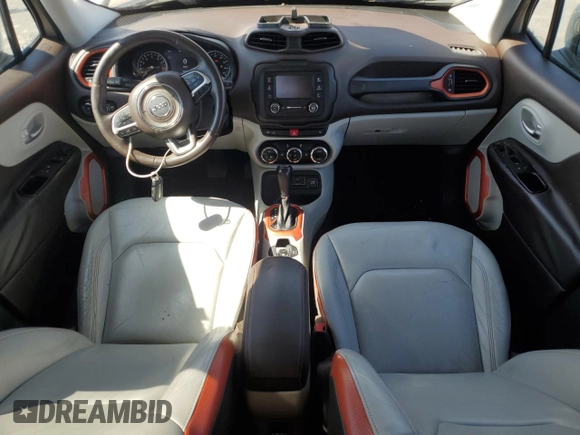 2015 Jeep Renegade Limited z VIN ZACCJADT6FPB79524, wystawiony jako Copart lot #57915315 z przebiegiem 73 810 mil mil oraz Szkoda całkowita • Salvage title. Historia ofert i sprzedaży dostępna na DreamBid. Obrazek 8.