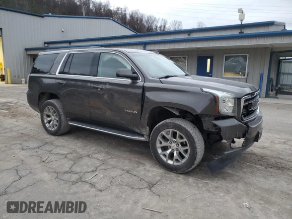 2019 GMC Yukon SLE with VIN 1GKS2AKC6KR140010, listed as a Copart auction lot 81692174 with 155,763 mi miles and Salvage Title. Bid and sale history available at carsss.com. Image 4.