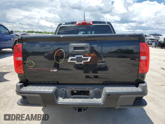 2019 Chevrolet Colorado 2WD LT z VIN 1GCGSCEN8K1244636, wystawiony jako Copart lot #56206705 z przebiegiem 40 450 mil mil oraz Szkoda całkowita • Salvage title. Historia ofert i sprzedaży dostępna na DreamBid. Obrazek 6.