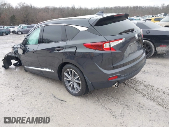 2020 Acura RDX Technology with VIN 5J8TC2H50LL003615, listed as a IAAI auction lot 41427217 with 61,952 mi miles and . Bid and sale history available at DreamBid. Image 3.