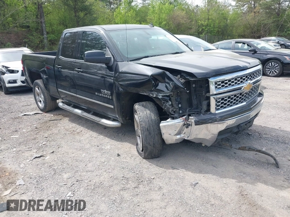 2014 Chevrolet Silverado 1500 LT with VIN 1GCRCREH3EZ138815, listed as a IAAI auction lot 41883354 with 214,630 mi miles. Bid and sale history available at carsss.com. Image 1.