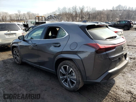 2024 Lexus UX 250h Premium with VIN JTHP9JBH1R2075173, listed as a Copart auction lot 46299615 with 1,738 mi miles and Salvage Title. Bid and sale history available at DreamBid. Image 2.