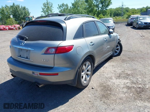 2004 Infiniti FX z VIN JNRAS08W44X200349, wystawiony jako IAAI lot #42288795 z przebiegiem 139 360 mil mil oraz . Historia ofert i sprzedaży dostępna na DreamBid. Obrazek 4.