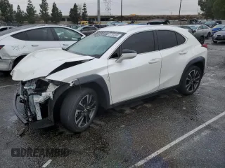 2021 Lexus UX with VIN JTHX3JBH3M2041505, listed as a Copart auction lot 43765065 with 45,002 mi miles and Salvage Title. Bid and sale history available at carsss.com. Image 1.