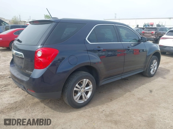 2015 Chevrolet Equinox LS with VIN 2GNALAEKXF6188125, listed as a IAAI auction lot 42148952 with 90,745 mi miles and . Bid and sale history available at DreamBid. Image 4.