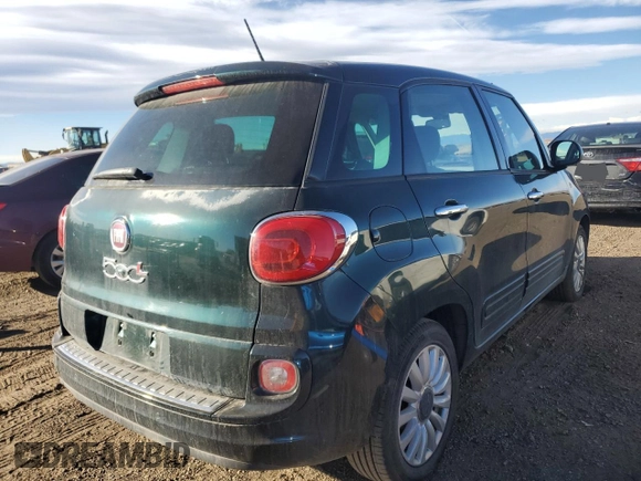 2014 FIAT 500L Easy with VIN ZFBCFABH2EZ000656, listed as a Copart auction lot 86087774 with 116,272 mi miles and Salvage Title. Bid and sale history available at carsss.com. Image 4.