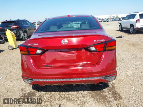 2019 Nissan Altima 2.5 Platinum with VIN 1N4BL4FV7KC117575, listed as a IAAI auction lot 41573528 with 71,665 mi miles. Bid and sale history available at carsss.com. Image 16.