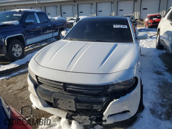 2018 Dodge Charger GT with VIN 2C3CDXJG7JH144197, listed as a Copart auction lot 87977185 with 131,604 mi miles and Salvage Title. Bid and sale history available at DreamBid. Image 5.