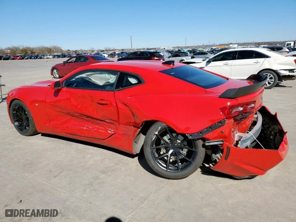 2022 Chevrolet Camaro 1LT with VIN 1G1FB1RX6N0105605, listed as a Copart auction lot 47825805 with 37,913 mi miles and Salvage Title. Bid and sale history available at carsss.com. Image 2.
