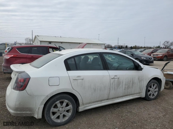 2010 Nissan Sentra 2.0 S with VIN 3N1AB6AP8AL687555, listed as a Copart auction lot 44342035 with 184,002 mi miles and Salvage Title. Bid and sale history available at carsss.com. Image 3.