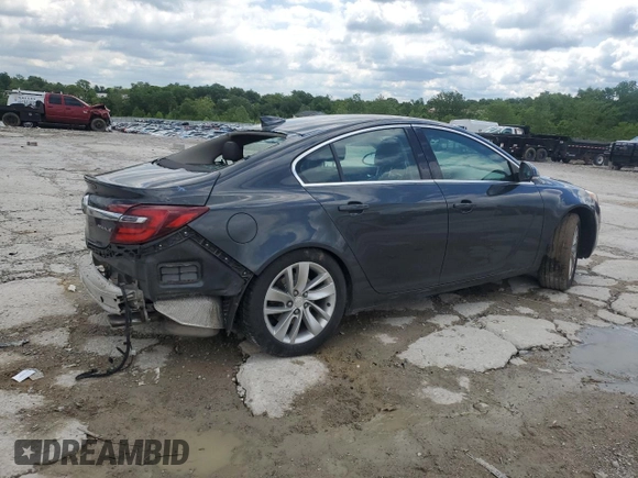 2015 Buick Regal z VIN 2G4GK5EX4F9182579, wystawiony jako Copart lot #57808045 z przebiegiem 123 672 mil mil oraz Szkoda całkowita • Salvage title. Historia ofert i sprzedaży dostępna na DreamBid. Obrazek 3.