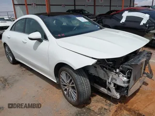 2023 Mercedes-Benz CLA 250 with VIN W1K5J4GB8PN391130, listed as a IAAI auction lot 42052752 with 20,679 mi miles and . Bid and sale history available at DreamBid. Image 1.