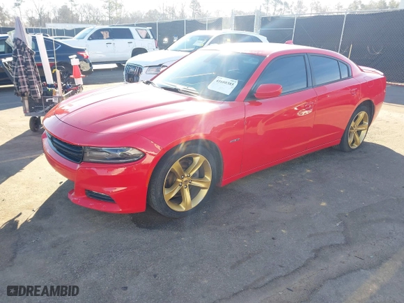 2018 Dodge Charger R/T with VIN 2C3CDXCT9JH166213, listed as a IAAI auction lot 41680385 with 139,014 mi miles. Bid and sale history available at carsss.com. Image 2.