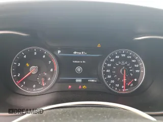 2019 Genesis G70 Dynamic with VIN KMTG34LE2KU021837, listed as a Copart auction lot 57754815 with 41,586 mi miles and Salvage title. Bid and sale history available at DreamBid. Image 9.