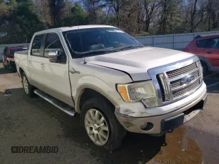 2010 Ford F-150 XL with VIN 1FTFW1EV7AKE80546, listed as a Copart auction lot 86392164 with 176,680 mi miles and Salvage Title. Bid and sale history available at carsss.com. Image 4.