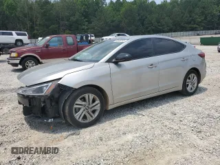 2020 Hyundai Elantra SEL with VIN 5NPD84LF1LH627718, listed as a Copart auction lot 58688195 with 66,091 mi miles and Salvage title. Bid and sale history available at DreamBid. Image 1.