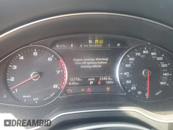 2019 Audi Q7 Premium с VIN WA1AAAF71KD031811, выставлен на аукционе Copart как лот 62885825 с пробегом 55 718 миль миль и Списание • Salvage title. История ставок и продаж доступна на DreamBid. Изображение 9.